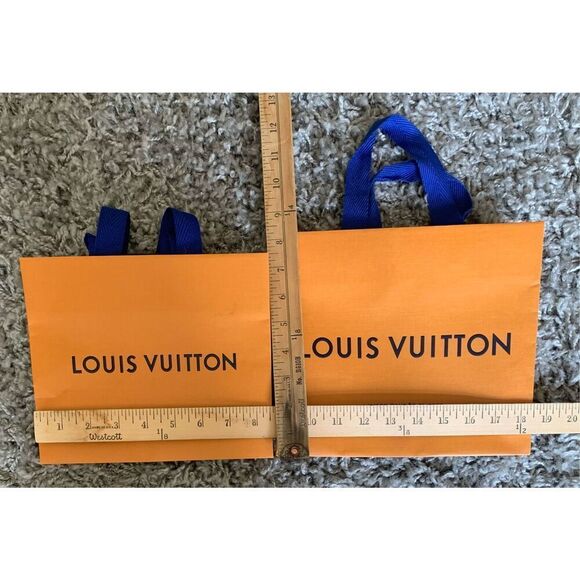 2 Authentic Louis Vuitton Shopping Gift Paper Bag LOT - Picture 6 of 7